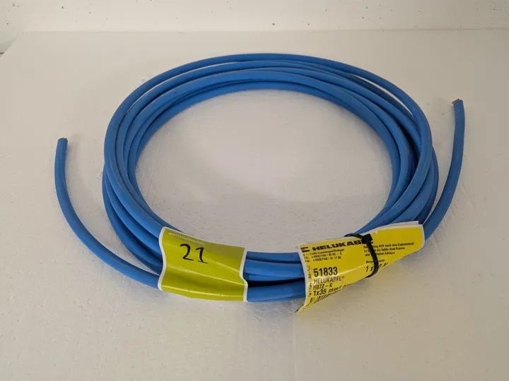Helukabel H07Z-K 1 x 35 mm² blau